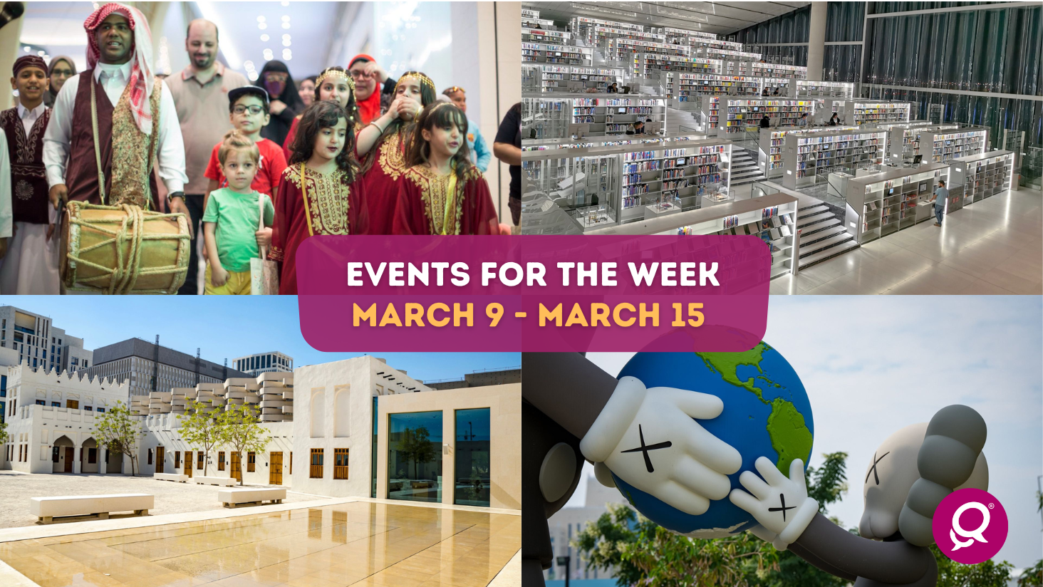 Events this Week:  March 9 – March 15 