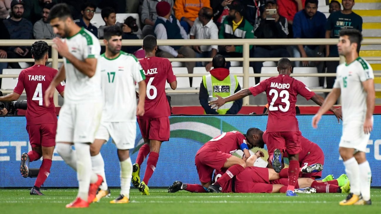 Qatar beat Iraq 1-0 to set up a last-8 clash against South Korea in the AFC Asian Cup