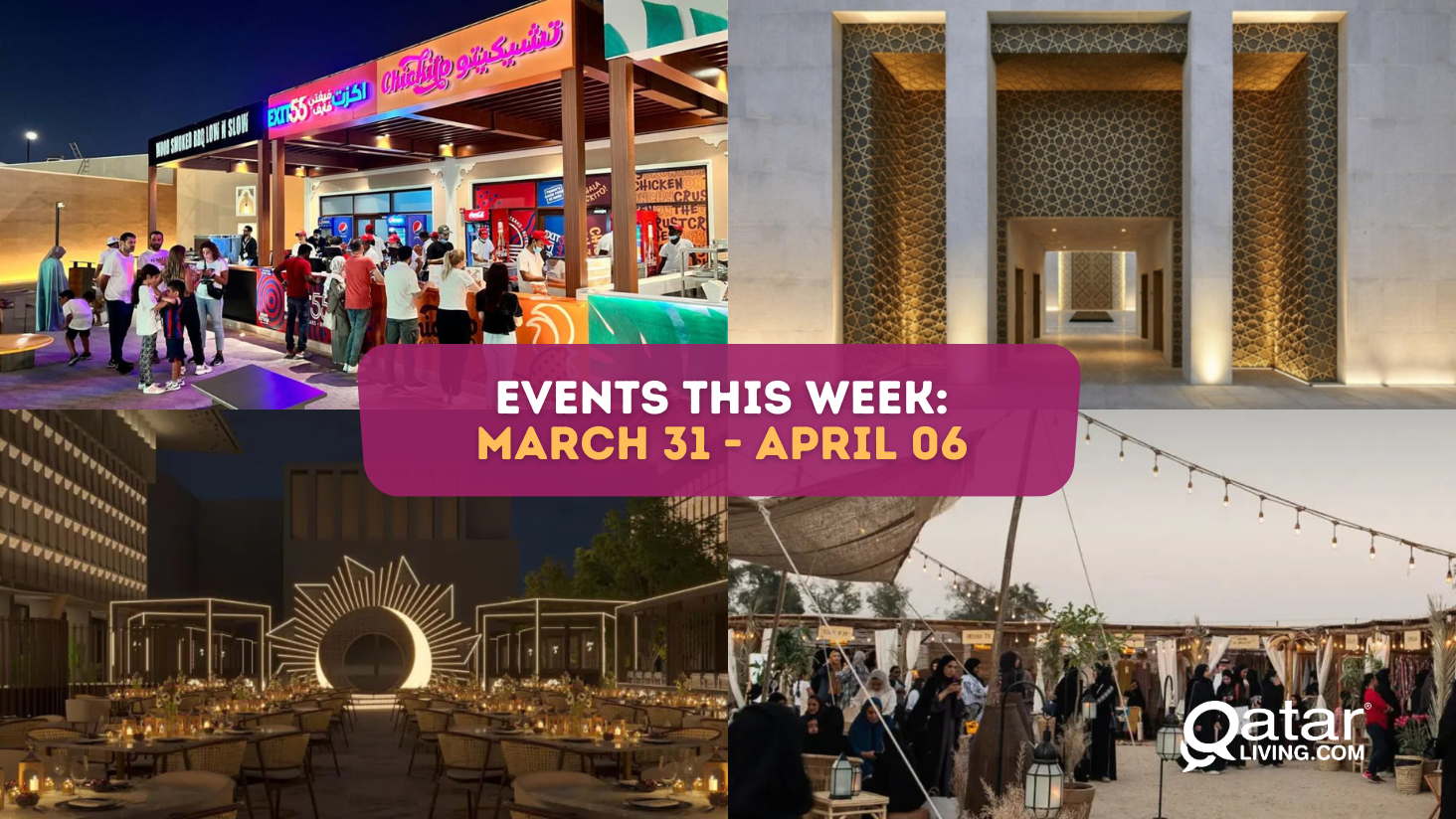 Events this Week: March 31 – April 06