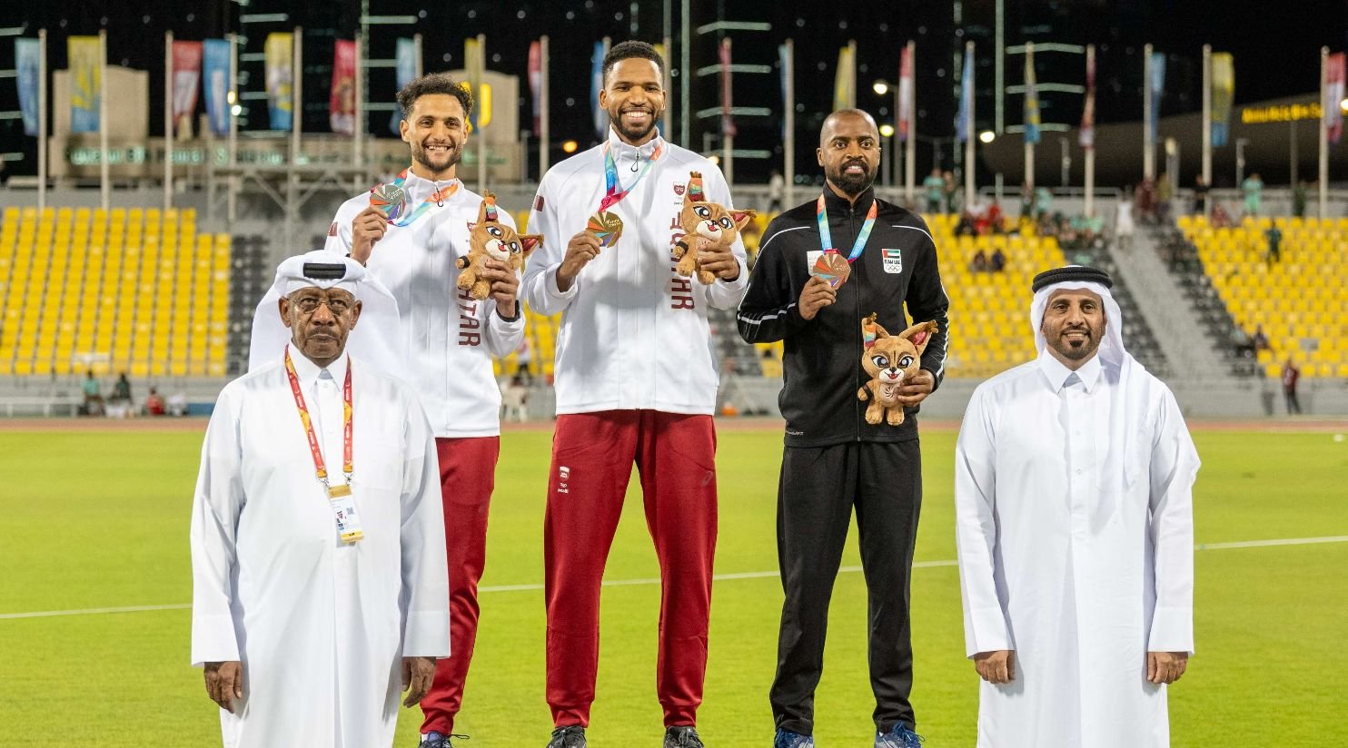 قطر يعزز صدارته في اليوم الخامس من دورة الألعاب الخليجية بـ96 ميدالية