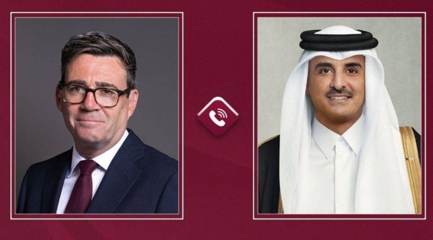 سمو الأمير ورئيس وزراء المملكة المتحدة يبحثان التعاون الاستراتيجي خلال اتصال هاتفي