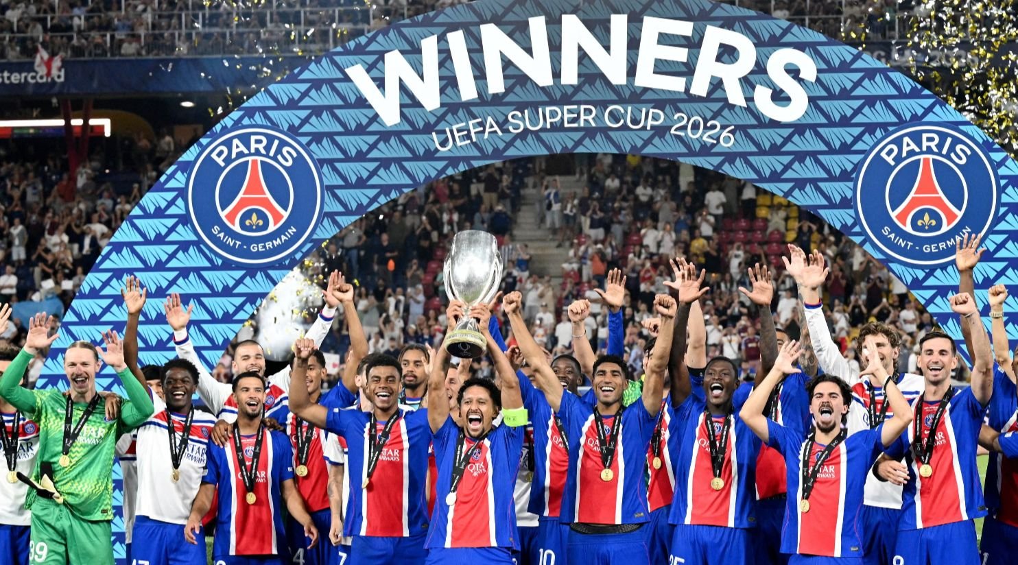 PSG seal Super Cup win over Aston Villa as Somalian finally referees