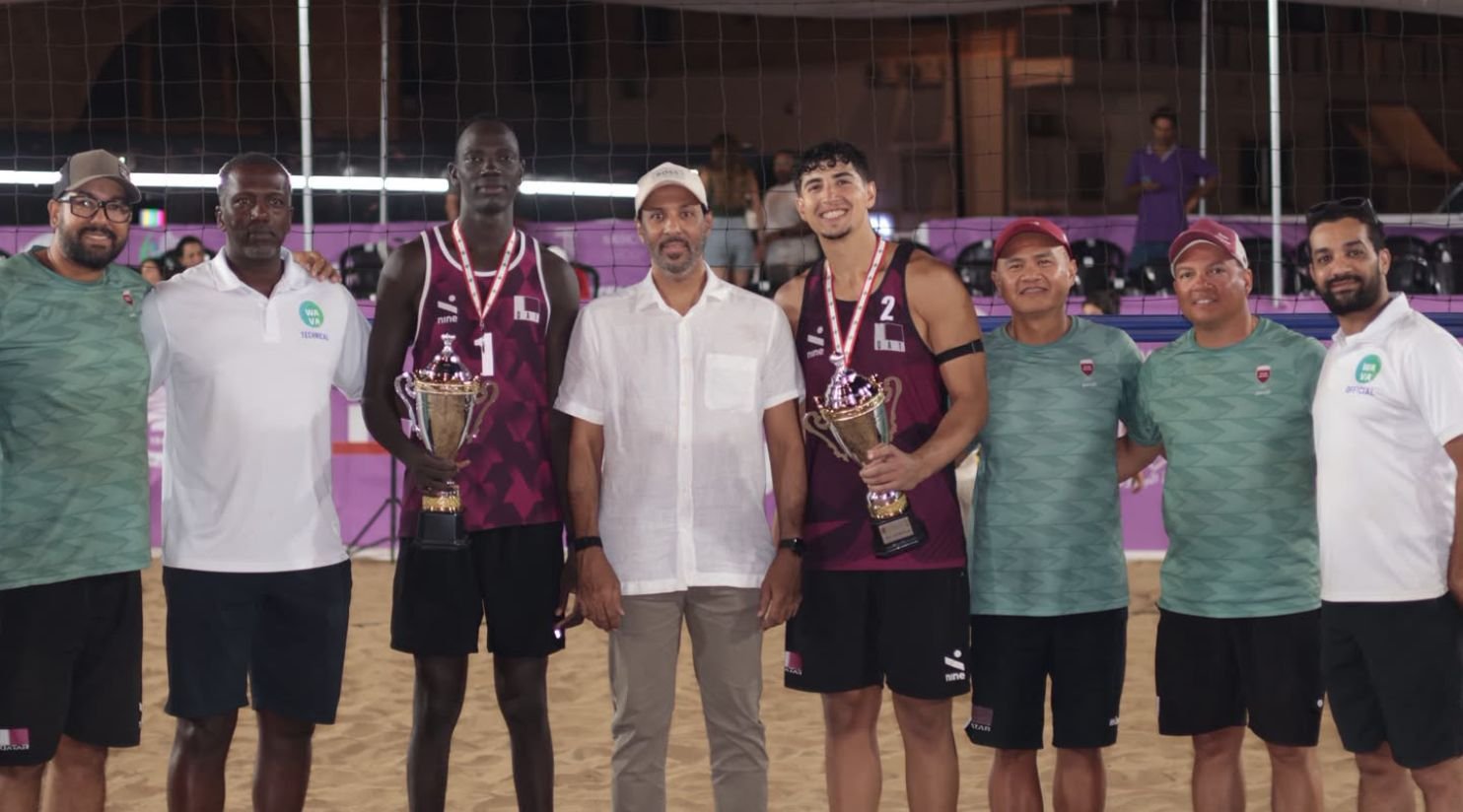 منتخب قطر للكرة الطائرة الشاطئية يحصد المركز الثاني في بطولة غرب آسيا