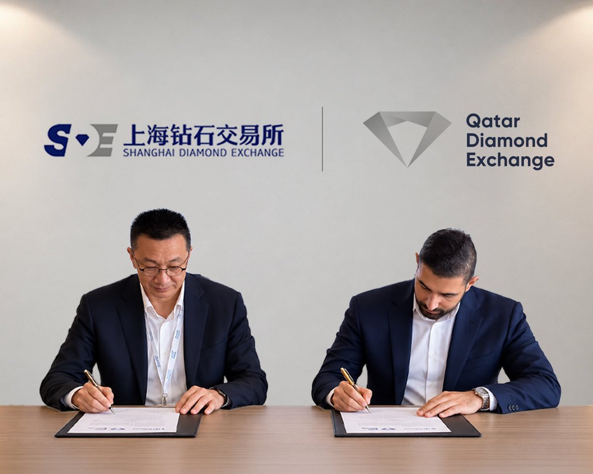 Qatar Diamond Exchange Signs MoUs With Singapore, Shanghai and Tokyo Bourses