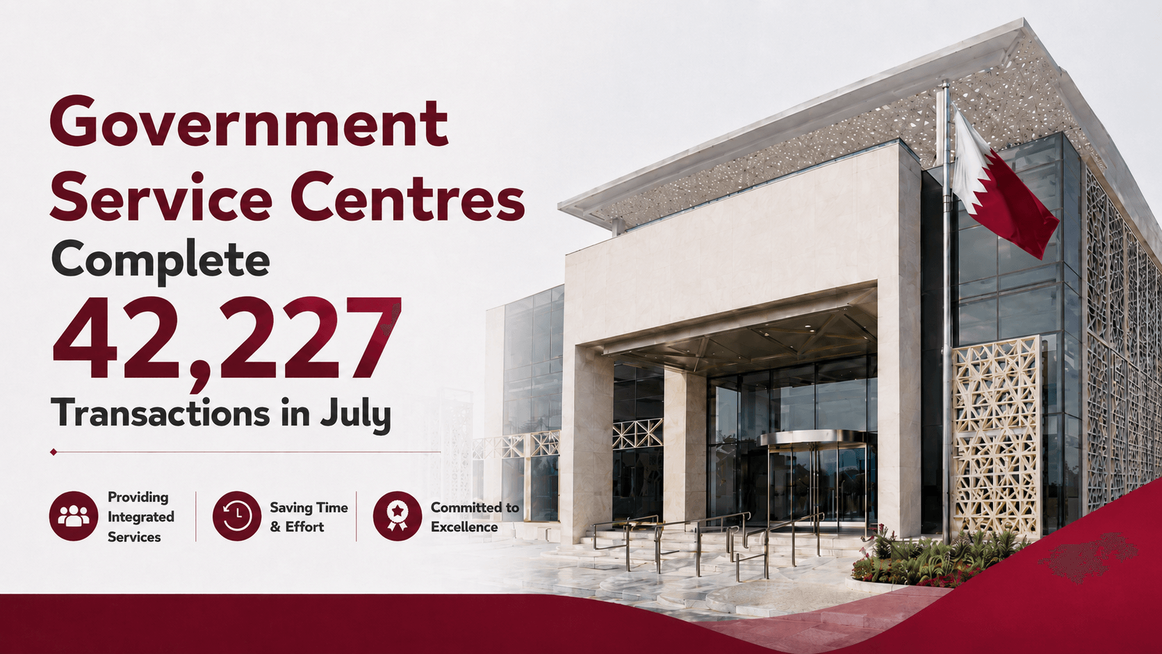 Government Service Centres Complete 42,227 Transactions in July