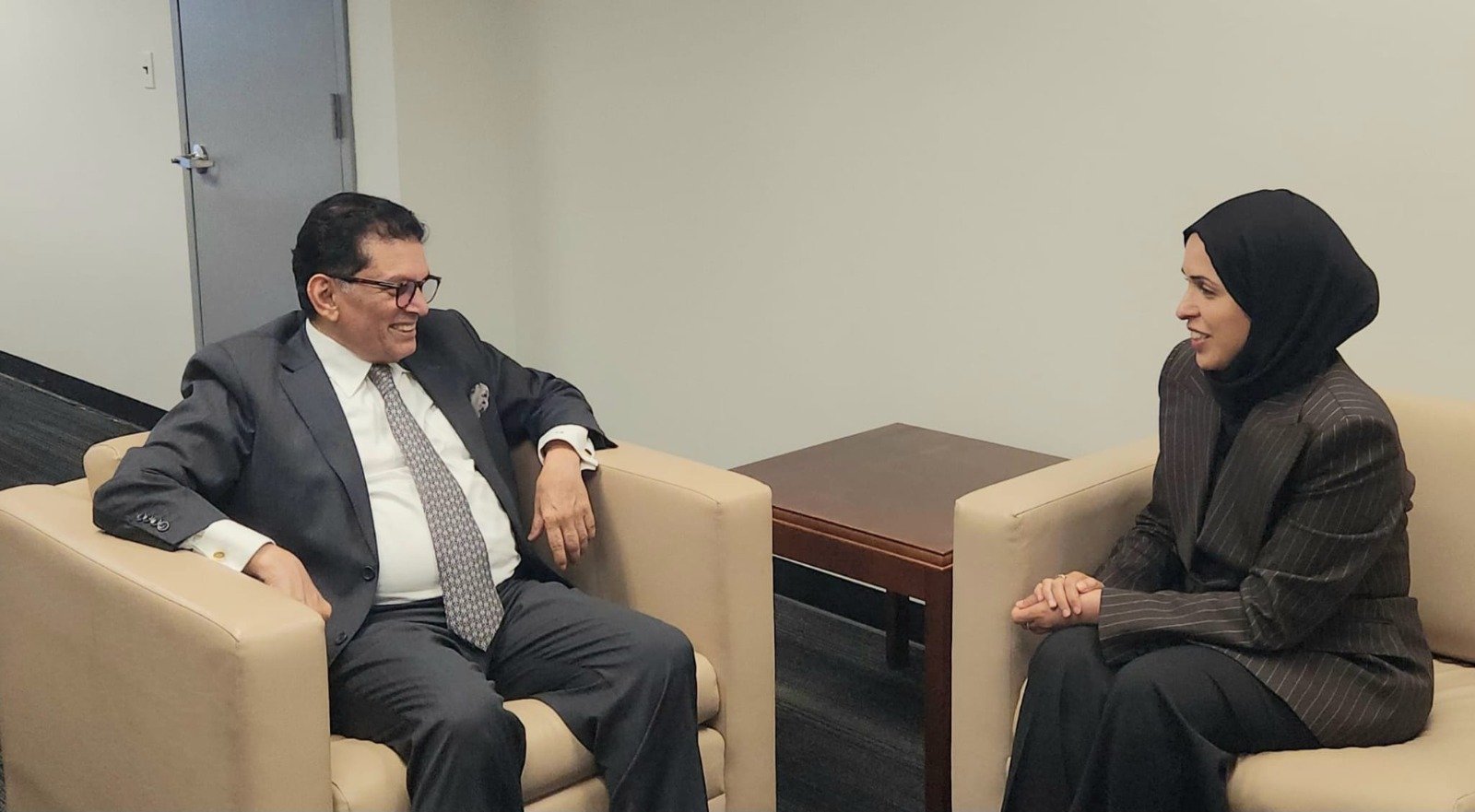 Qatar's UN Permanent Representative Meets 81st UNGA President-Elect