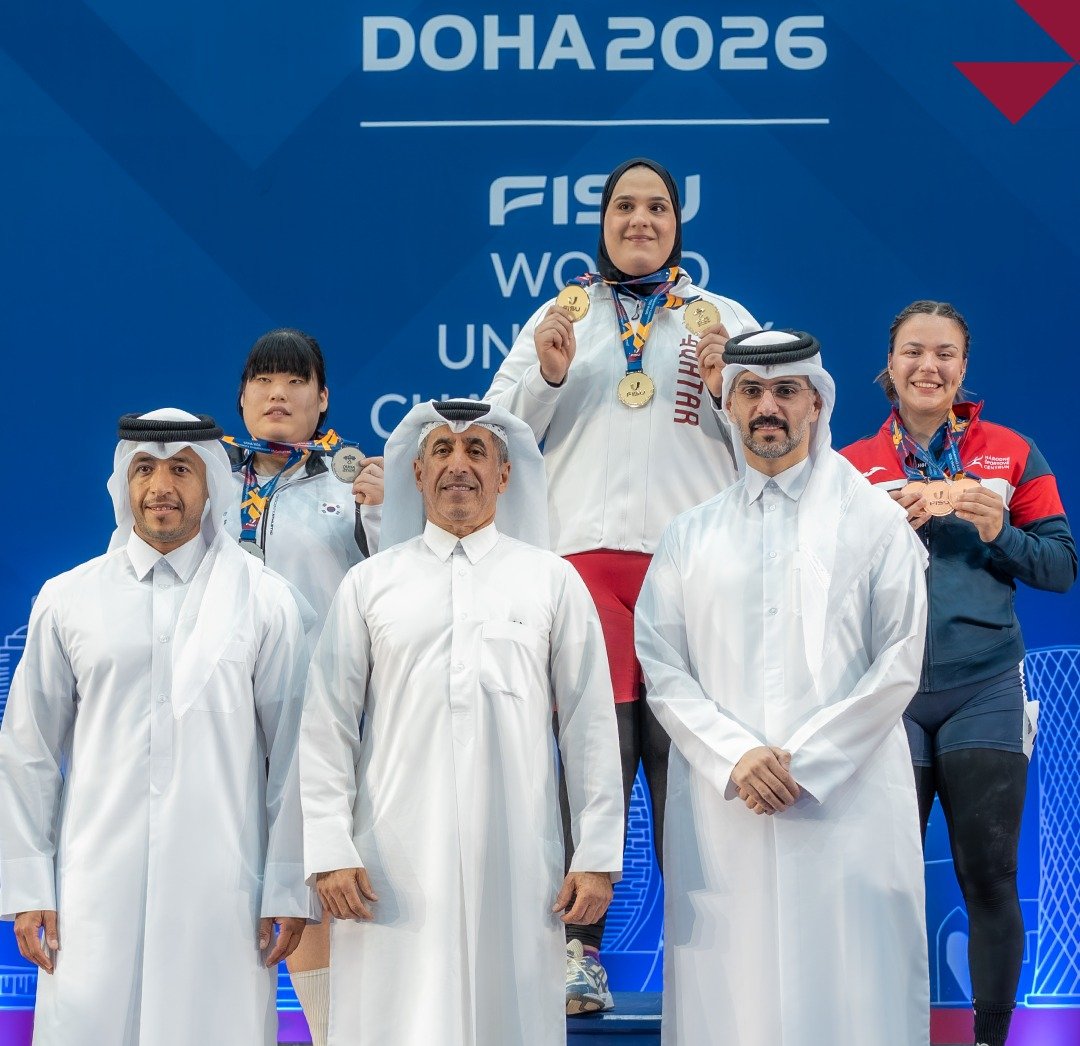 Qatar Wins Three Gold Medals at FISU World University Weightlifting Championship