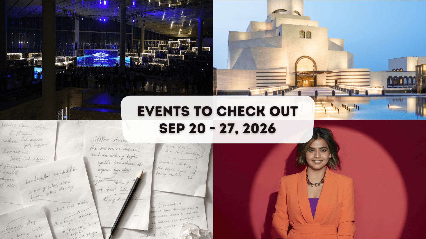 Events to Check Out in Qatar This Week: September 20–27, 2026