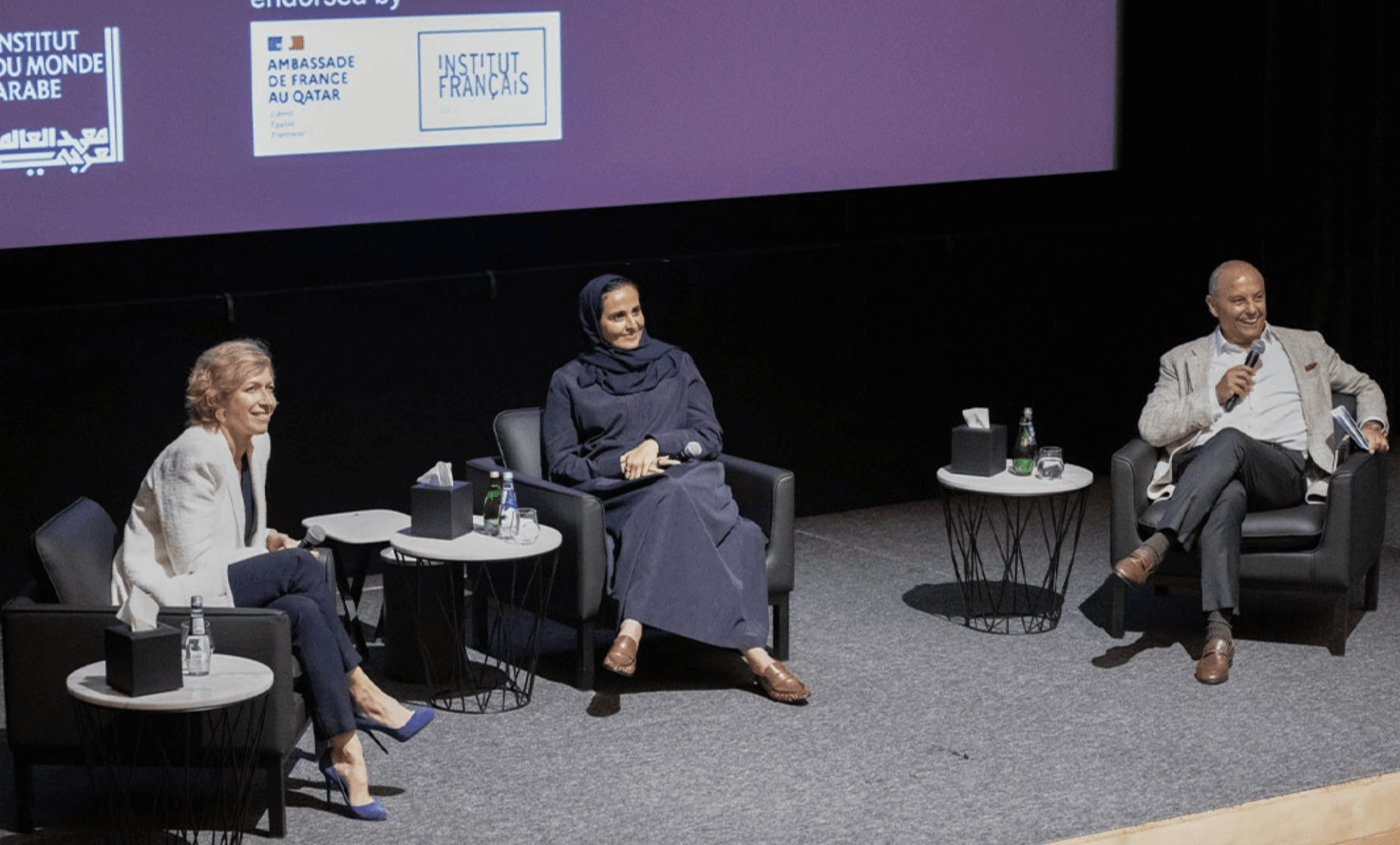 Qatar Museums Chairperson Joins Institut du Monde Arabe President for Public Dialogue