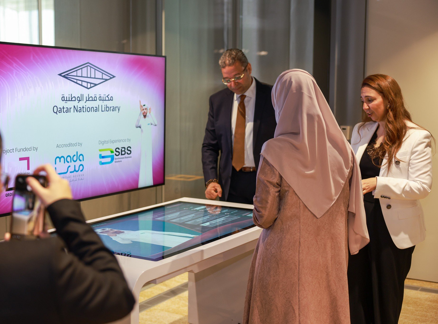 Qatar National Library Unveils World’s First Innovative Accessible Digital Kiosk