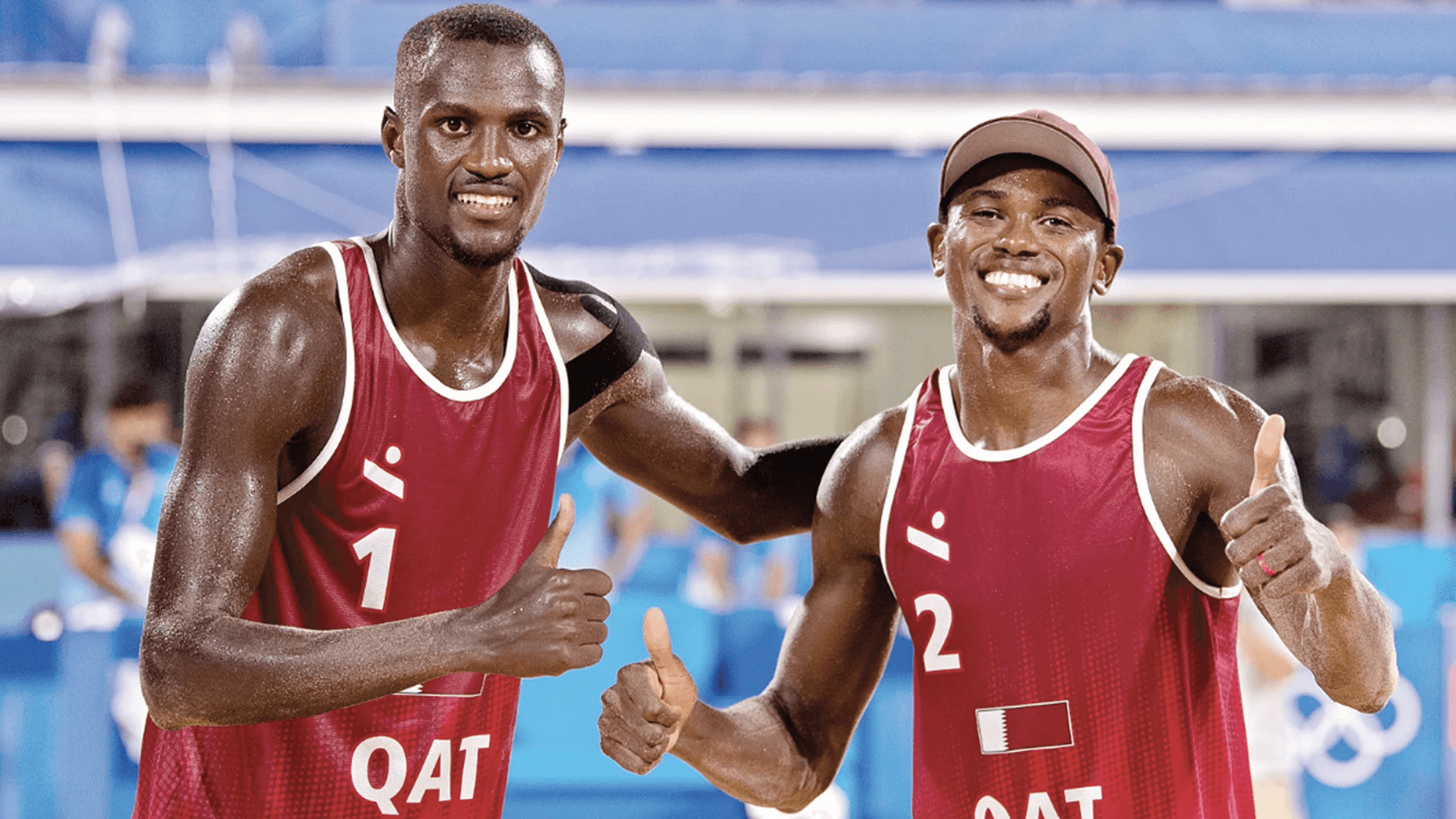Qatar's Cherif Younousse and Ahmed Tijan Reach Asian Games Beach Volleyball Final