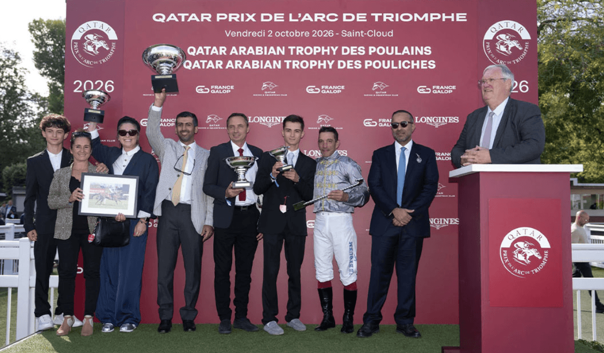 Al Shaqab Racing Wins Two Qatar Purebred Arabian Prizes at Prix de l'Arc de Triomphe Meeting