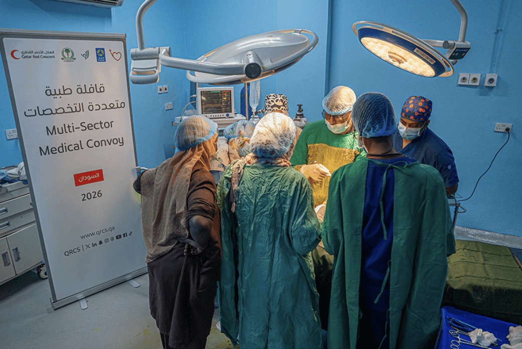 QATAR RED CRESCENT SOCIETY LAUNCHES SURGICAL MEDICAL CONVOY FOR DISPLACED PATIENTS IN SUDAN