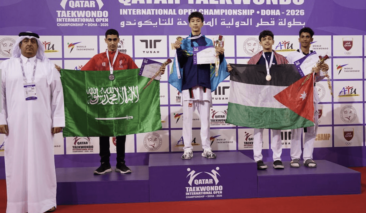 Asian Athletes Shine on Day Two of Sixth Qatar Open Taekwondo Championship