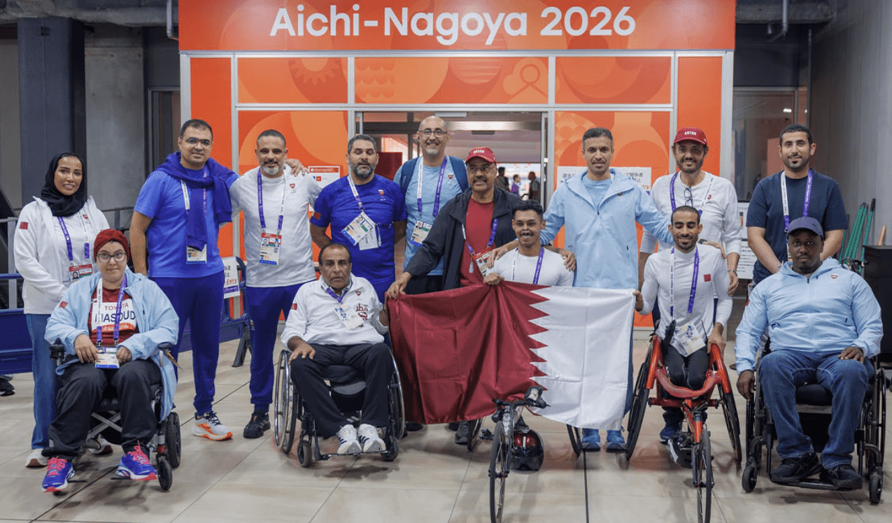 Team Qatar Win Three Medals in Swimming and Athletics at Aichi-Nagoya 2026 Asian Para Games