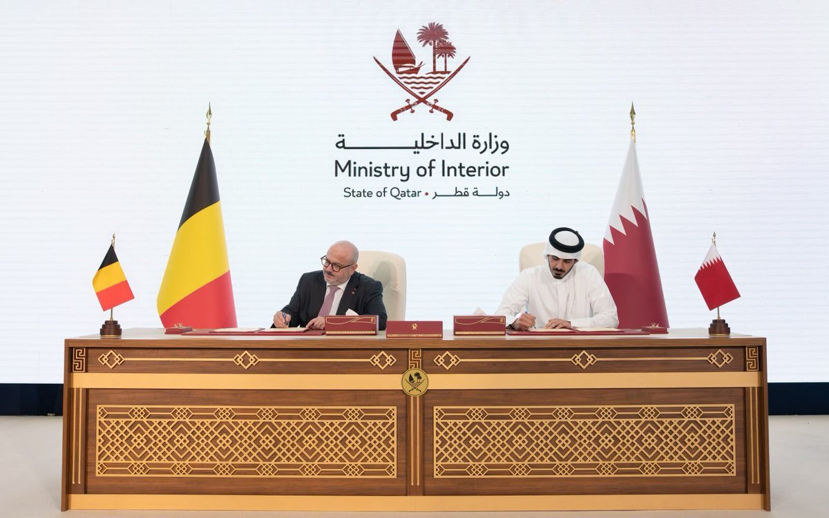 Qatar, Belgium sign police cooperation agreement at Milipol Qatar 2026