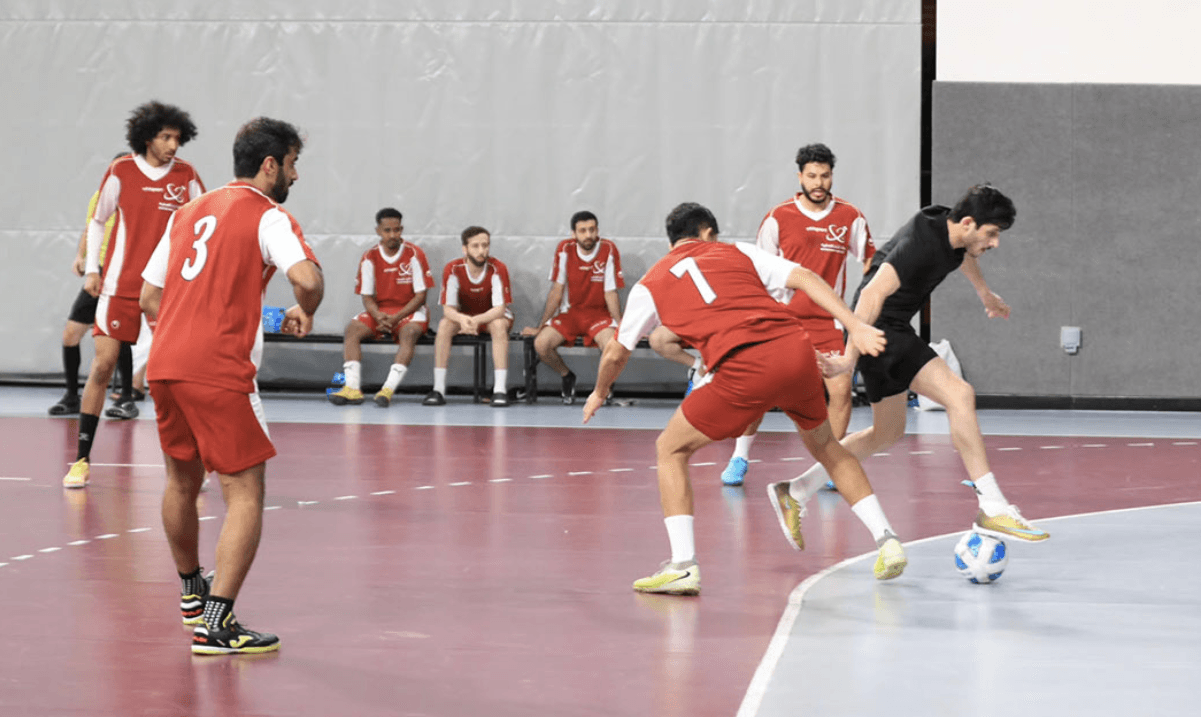 غزارة تهديفية في الجولات الأربع لبطولة الوزارات والهيئات لكرة الصالات