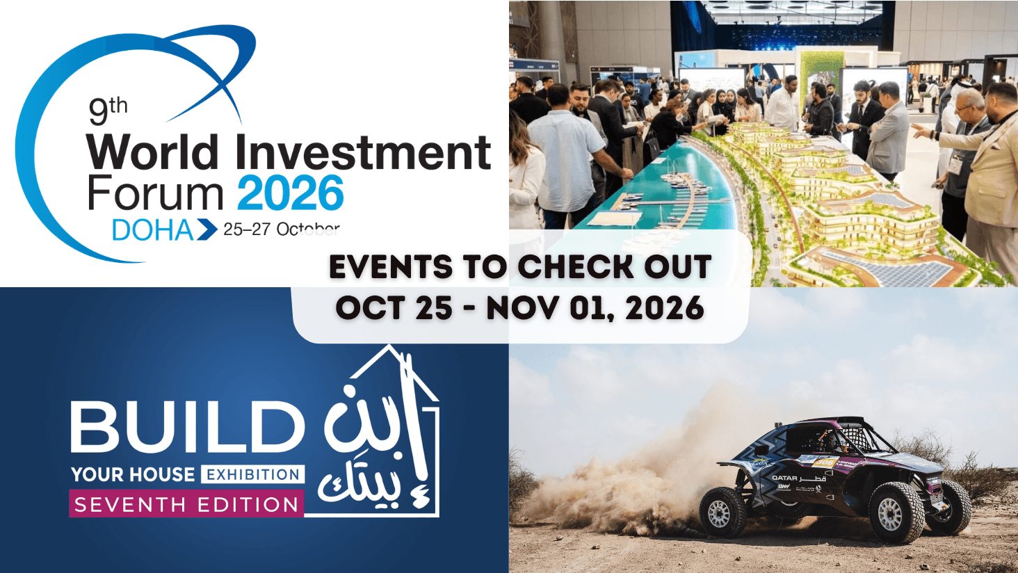 Events to Check Out This Week in Qatar (25 October – 1 November 2026)