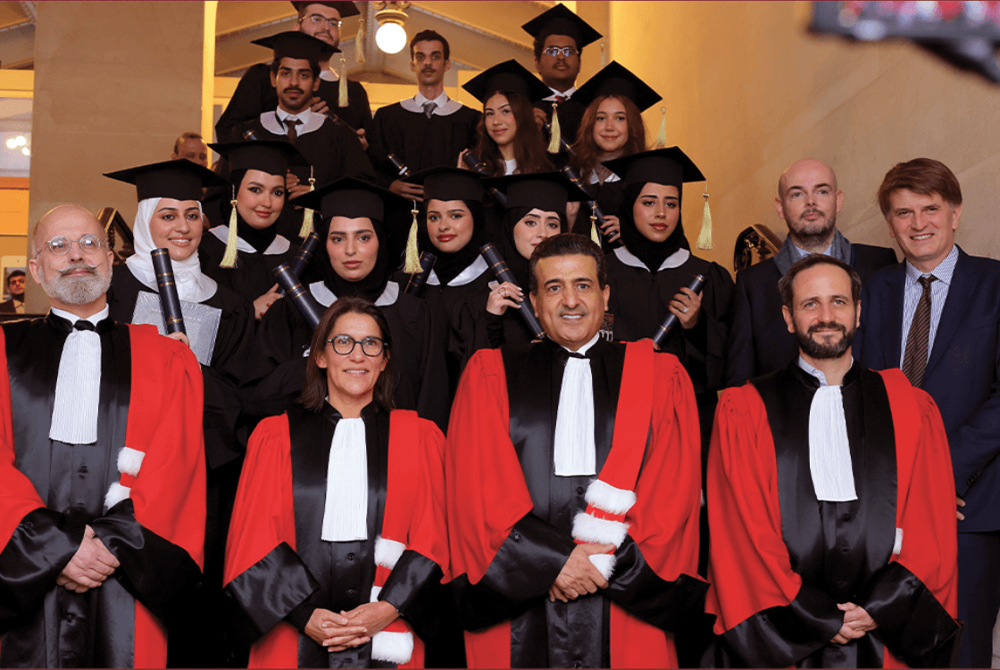 Nine Qatari students graduate from Paris 1 Panthéon-Sorbonne programme