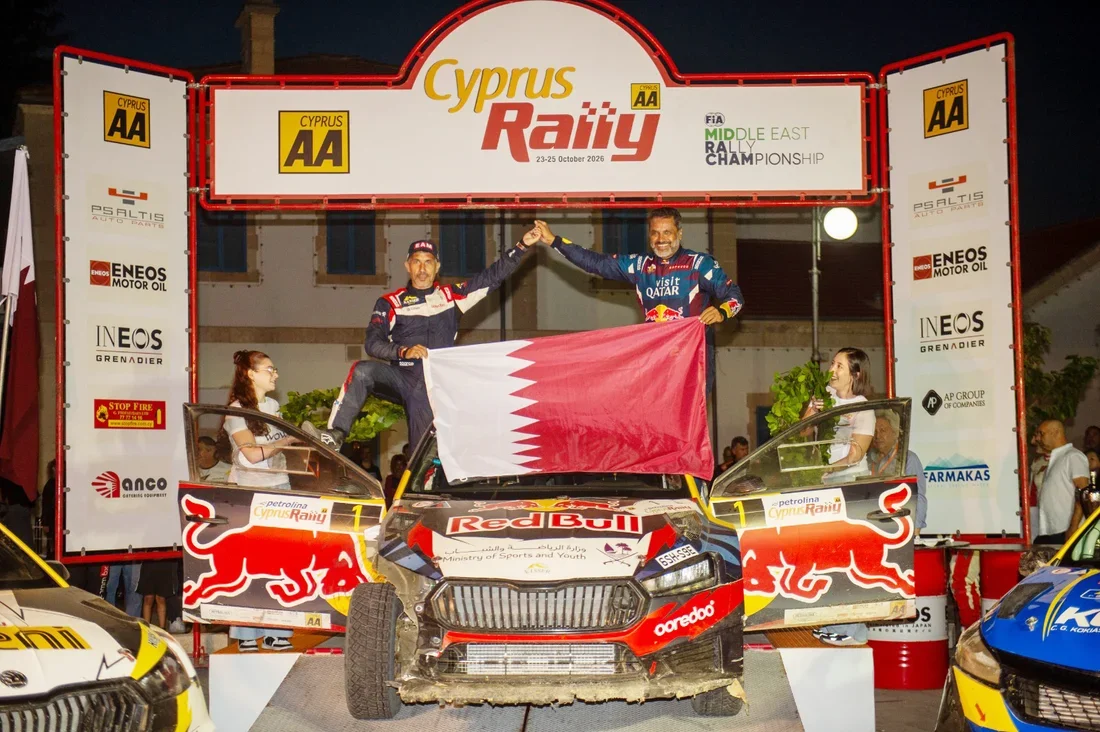 Nasser Al-Attiyah wins 21st FIA Middle East Rally Championship title