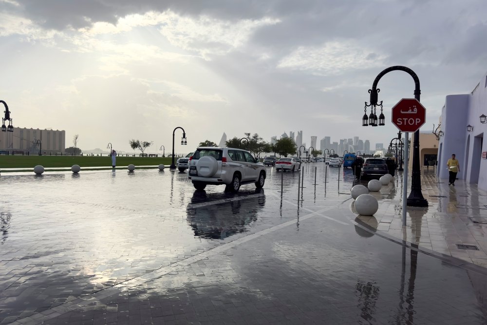 Thundery rain possible across parts of Qatar on Monday and Tuesday