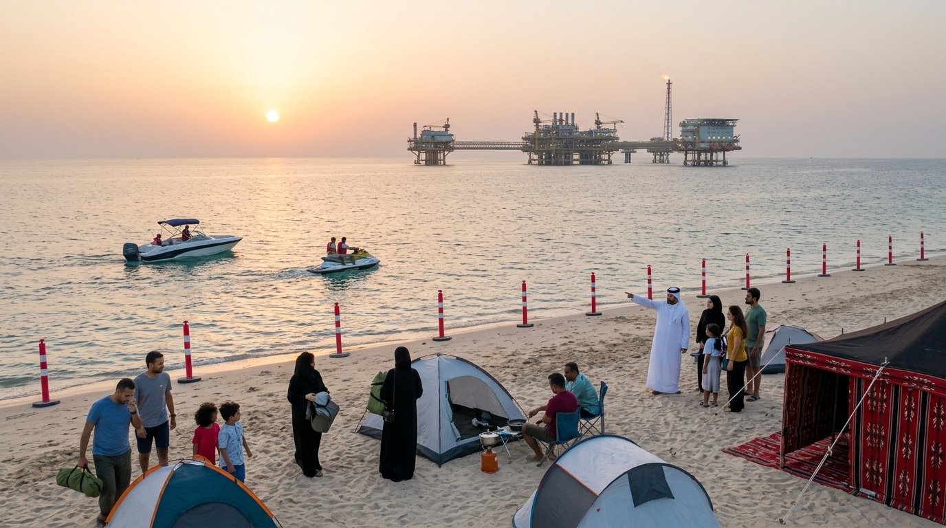MOI reminds campers and boaters to stay 500 metres away from oil and gas facilities