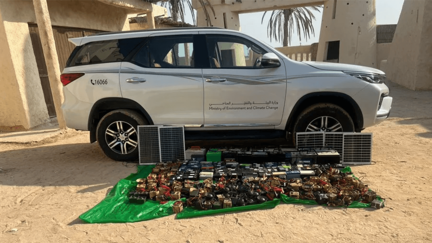 Ministry of Environment and Climate Change seizes 112 prohibited bird-call devices in Al Reem Reserve