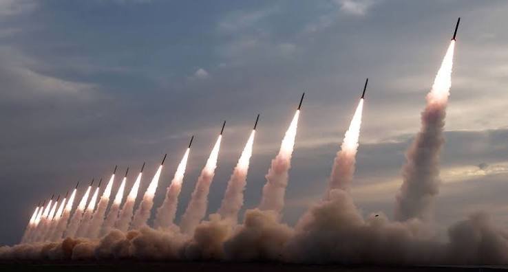 North Korea fires about a dozen missiles as tensions with South Korea rise
