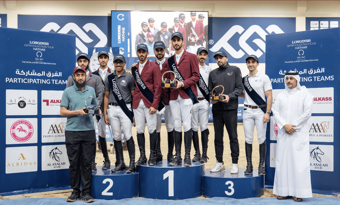 Strong Competition in Fourth Round of Qatar Equestrian Tour Longines Hathab