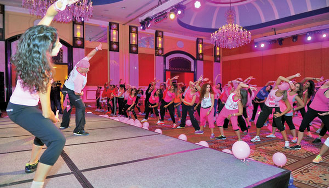 Zumba enthusiasts create breast cancer awareness