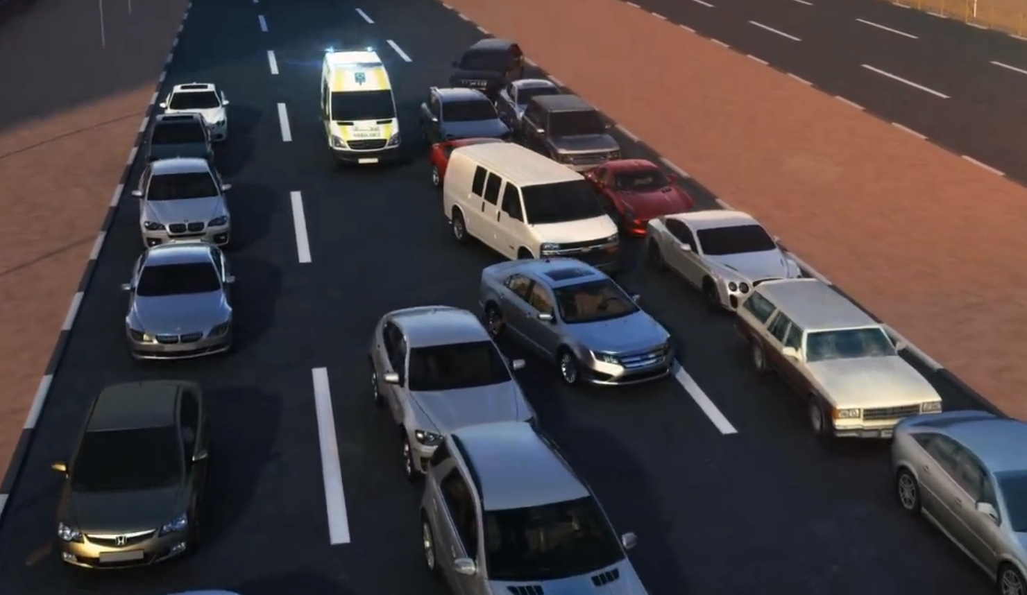 VIDEO: What to do when an emergency vehicle is behind you