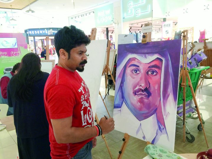 Artists find creative ways to express their solidarity with Qatar and HH The Emir