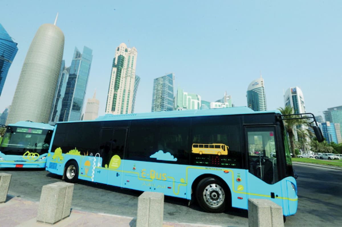 WATCH:25 percent of Qatar's public transport buses to go electric by 2022