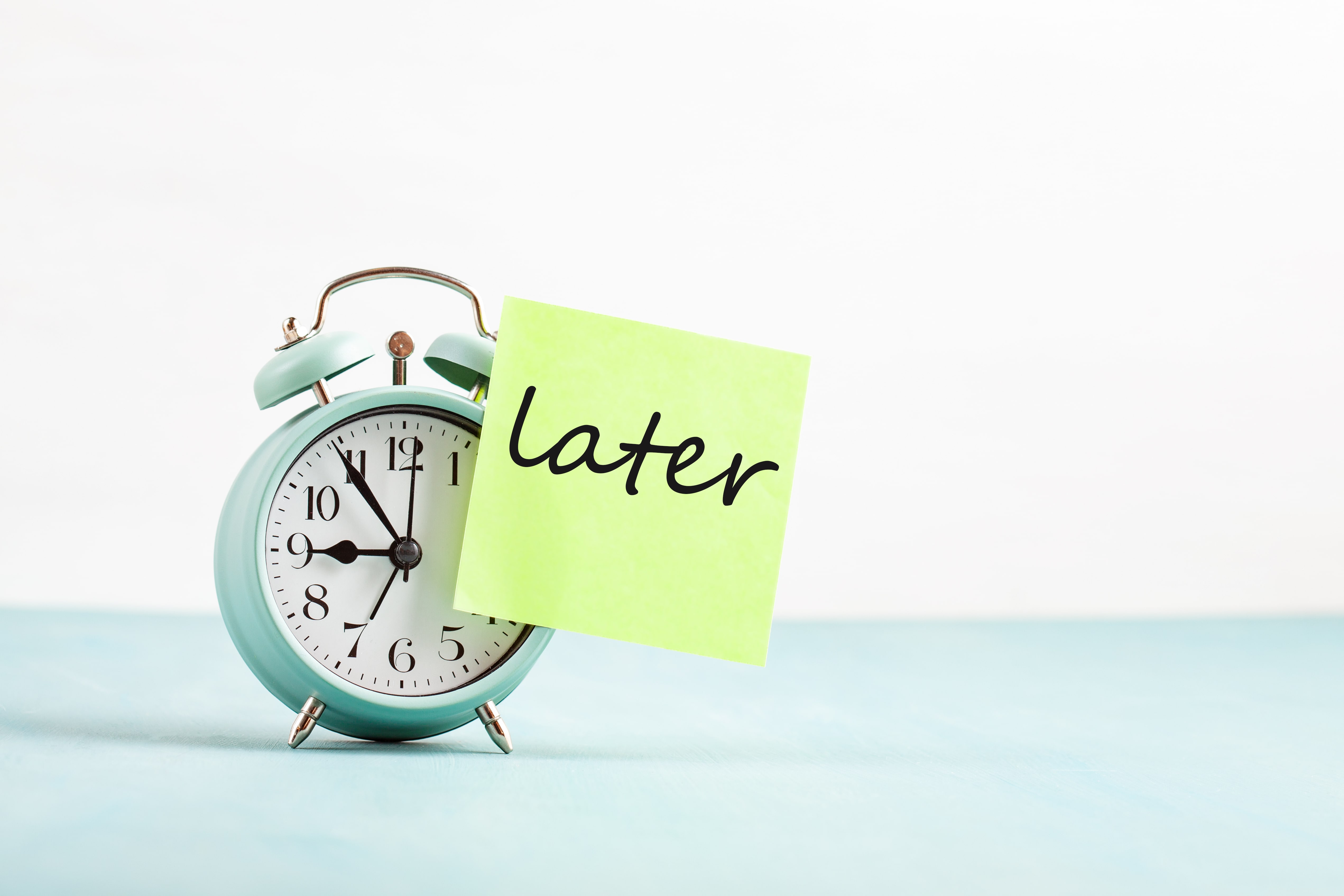 How to stop procrastinating