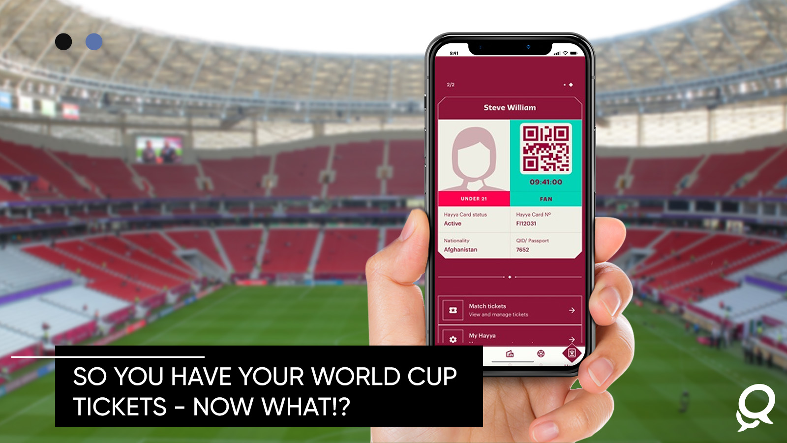 So you bought tickets for the Qatar World Cup… what next!?