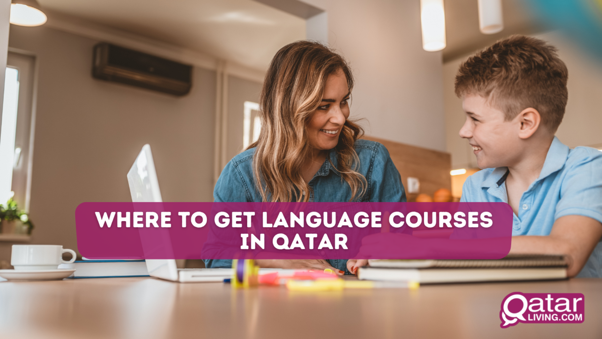 Where to get language courses in Qatar
