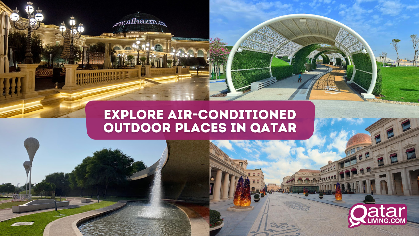 Beat the heat at these places with outdoor air conditioning in Qatar