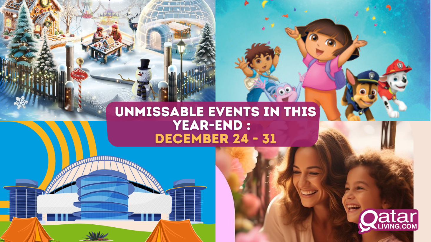 Unmissable events in this year-end : December 24 - 31