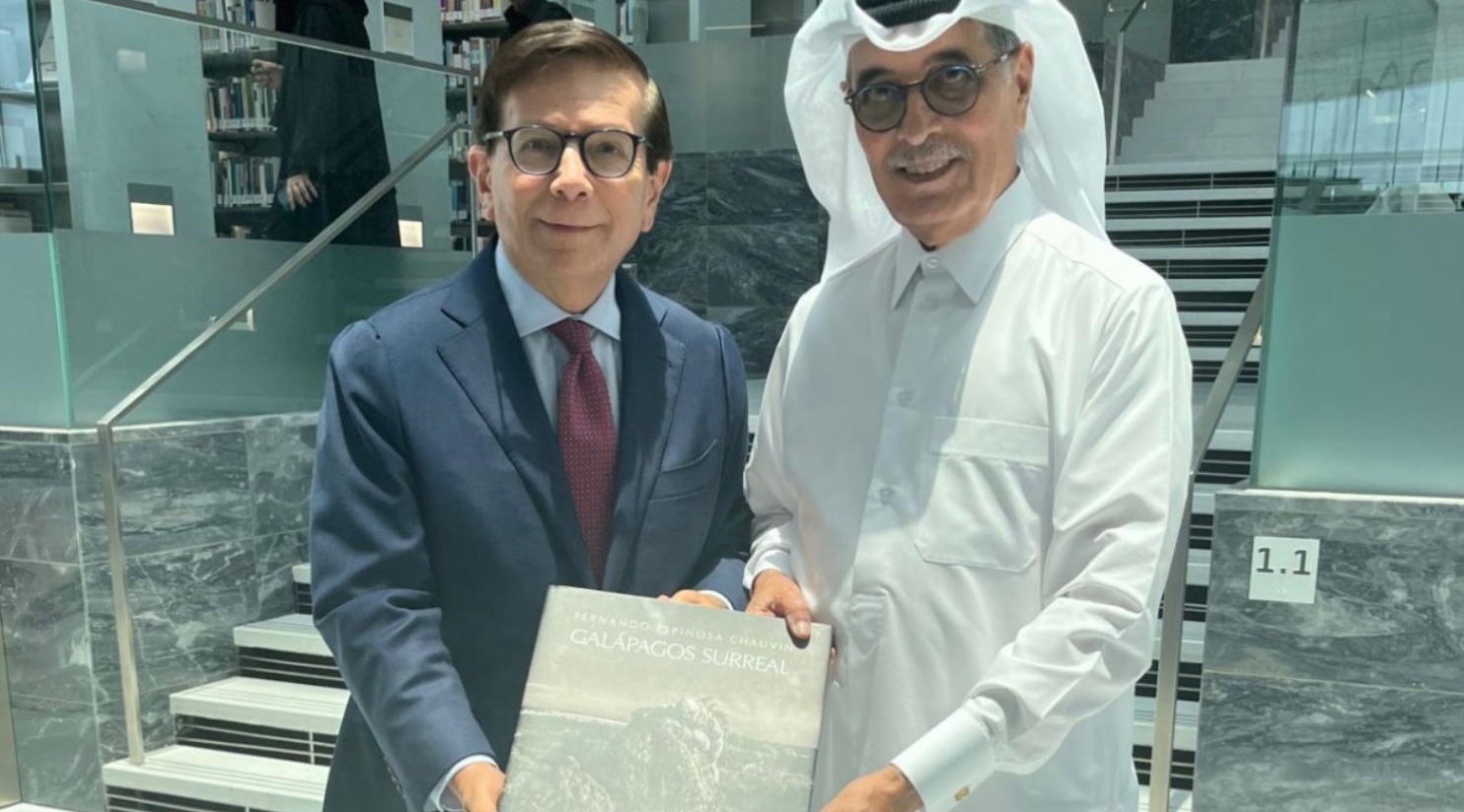 Cultural contribution of the Embassy of Ecuador to the State of Qatar