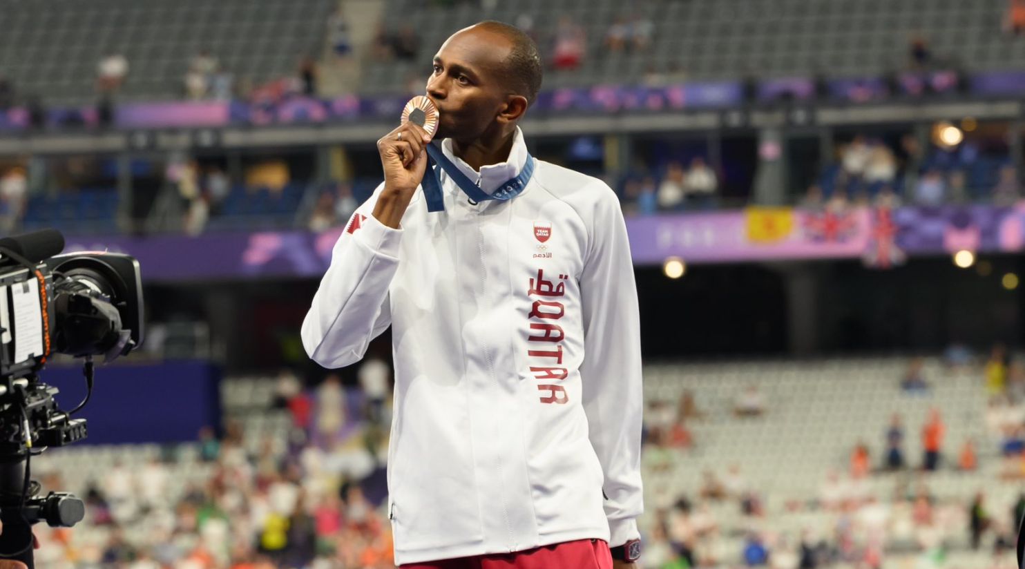 Qatar’s Mutaz Barshim clinches a bronze in Olympic swansong