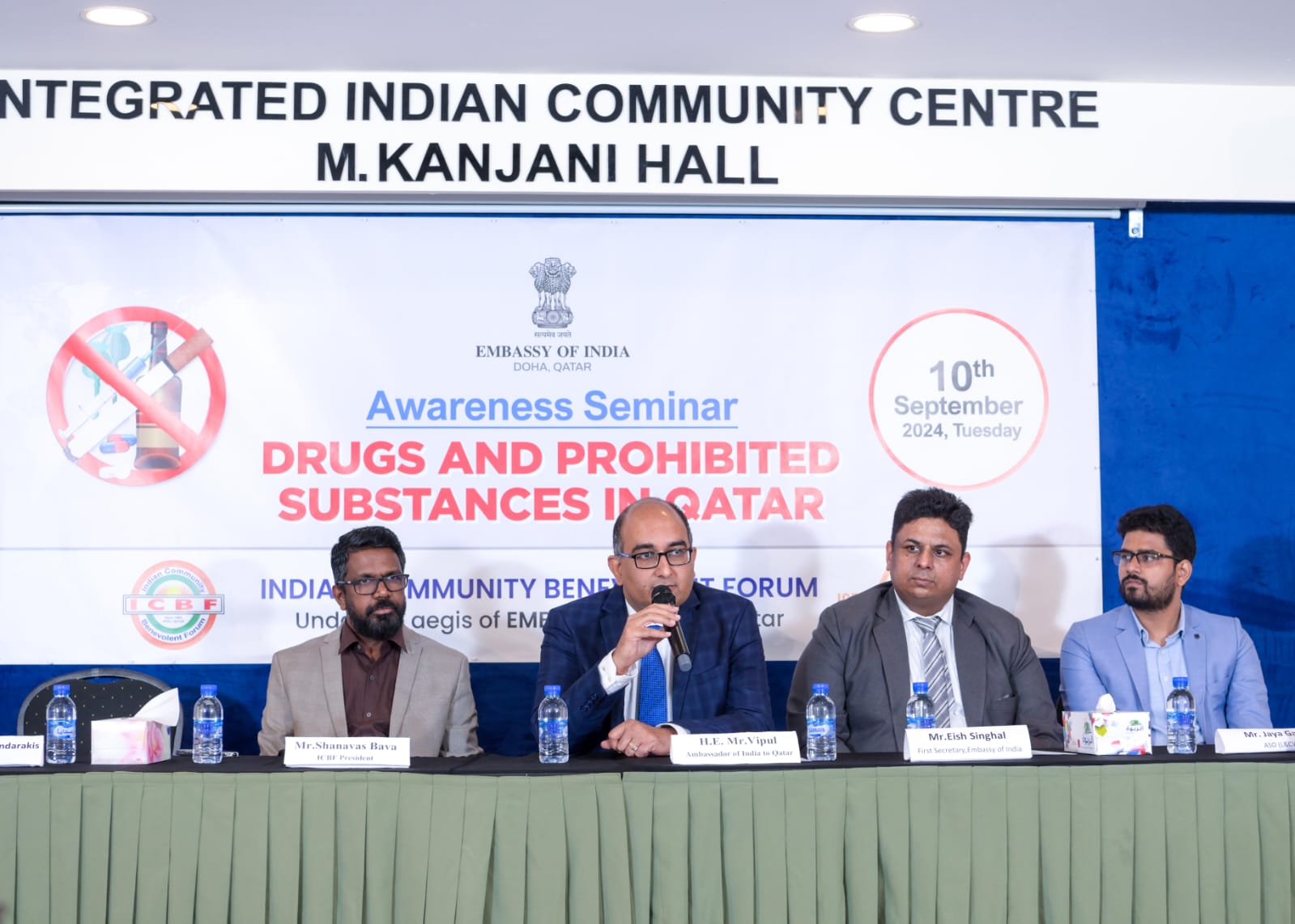 Indian Embassy and ICBF Raise Awareness on Qatar’s Drug Regulations in Online Seminar