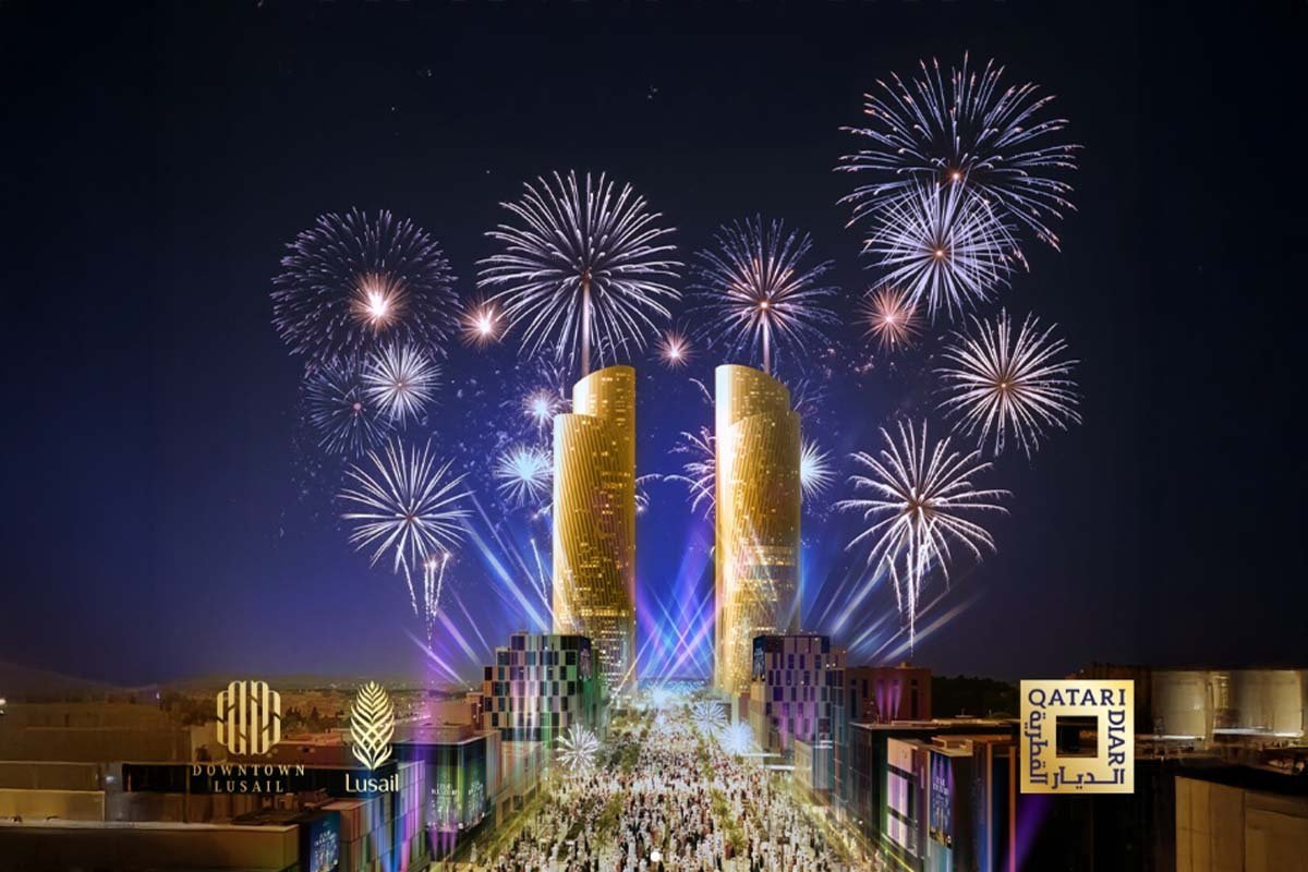 New Year’s Fireworks at Lusail Boulevard