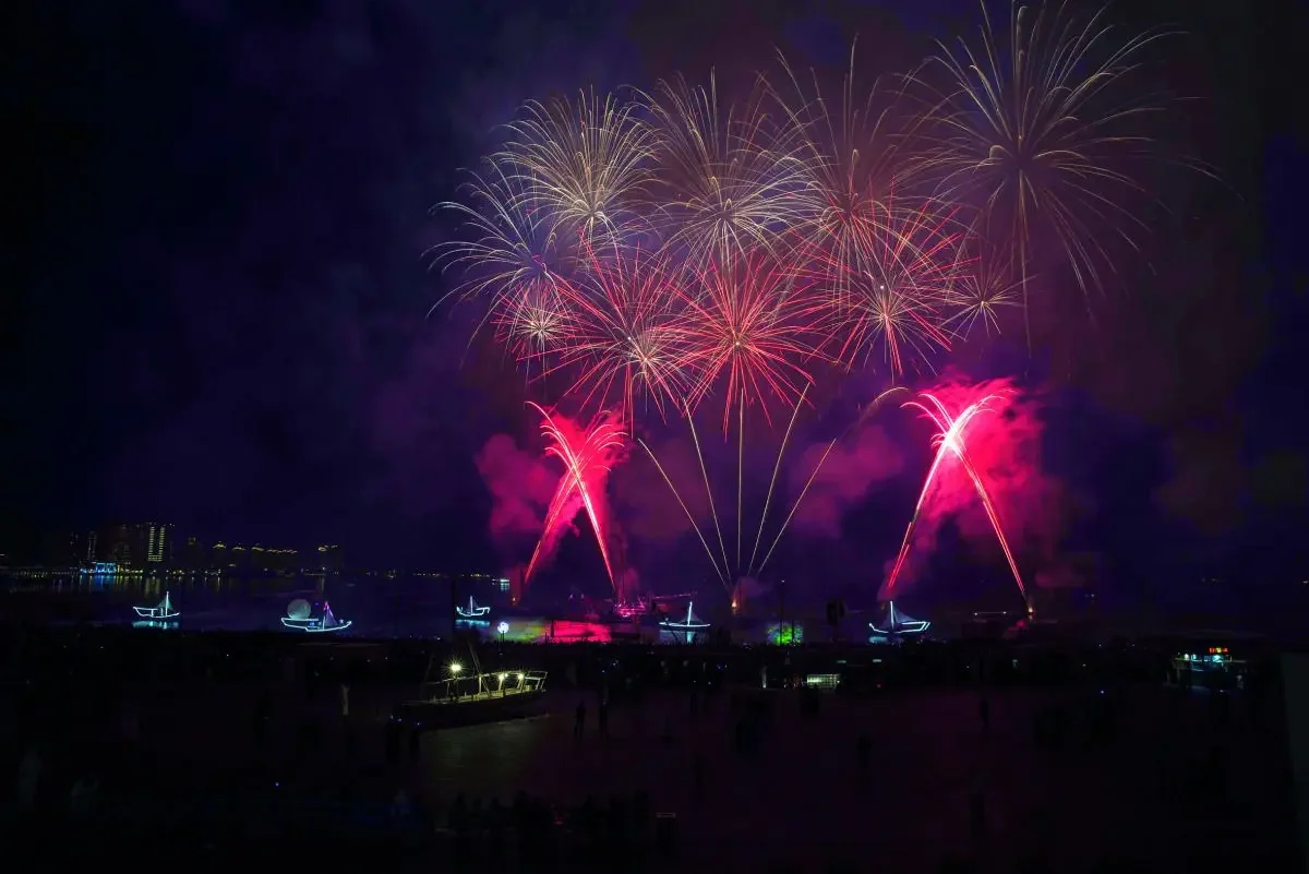Eid Al Adha Fireworks Show at Katara