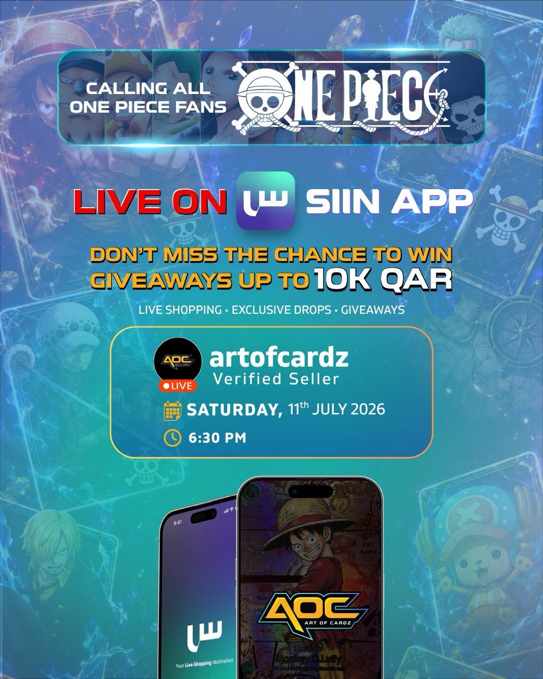 Art of Cardz Livestream on Siin App