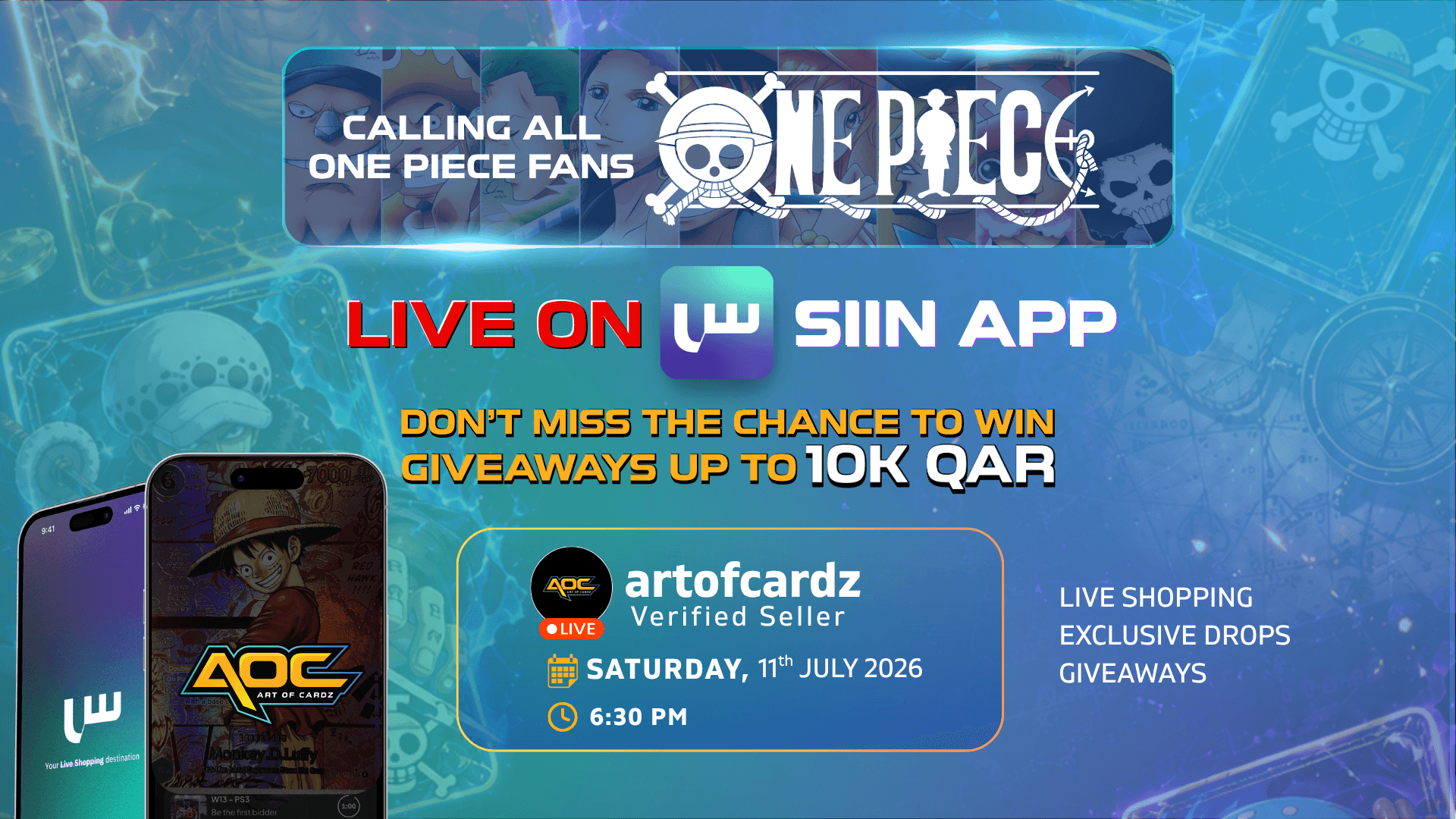 Art of Cardz Livestream on Siin App
