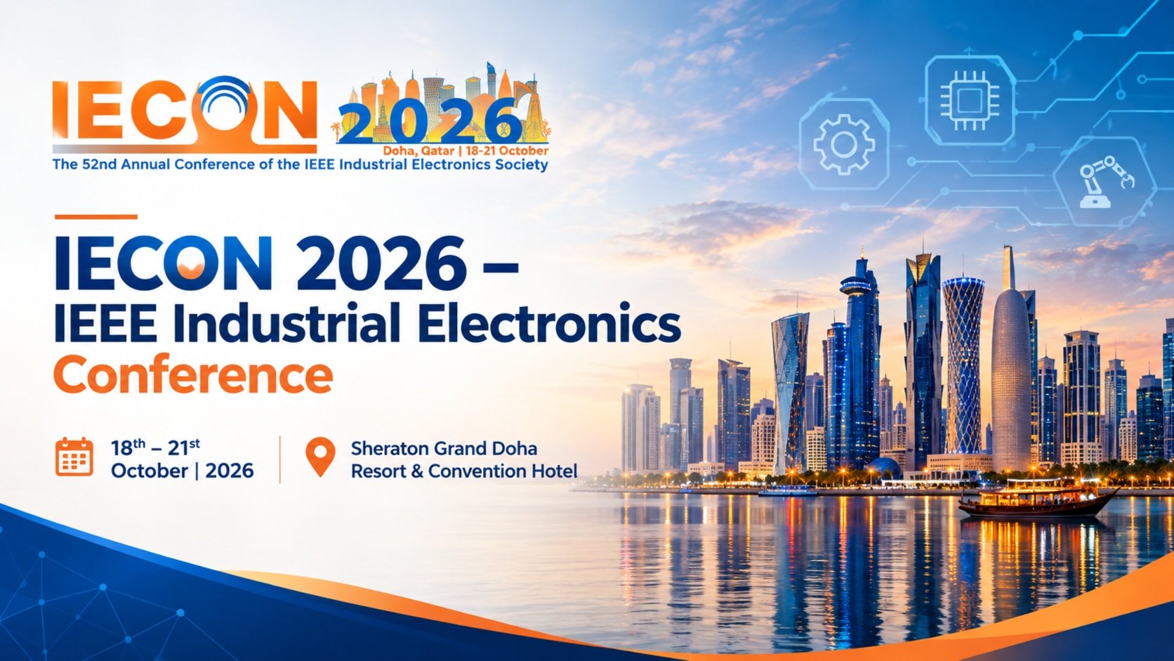IECON 2026: IEEE Industrial Electronics Conference