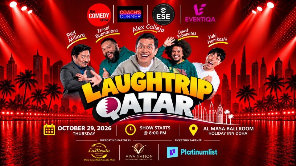 Laughtrip in Qatar with Alex Calleja and Comedy Crew
