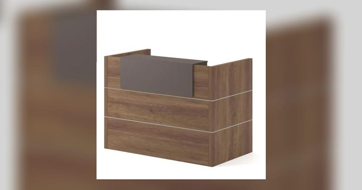 Window Desk Computer Reception Desk with shelves Size:- 120*60*115cm | Items | Qatar Living ...